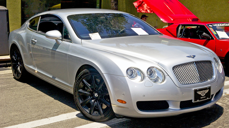 Bentley Continental GT at a car show