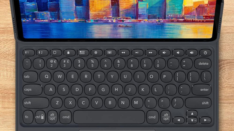 Zagg Pro Keys keyboard with ipad