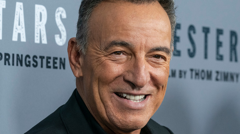 Bruce Springsteen smiling