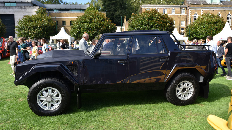 Lamborghini LM002 car show parked