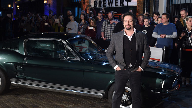 Richard Hammond posing with Mustang