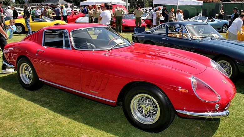 ferrari on display
