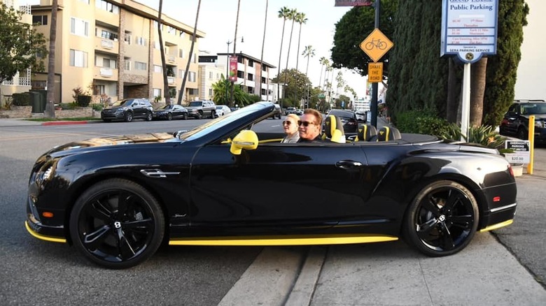 Arnold Schwarzenegger Bentley Continental GT Speed Convertible
