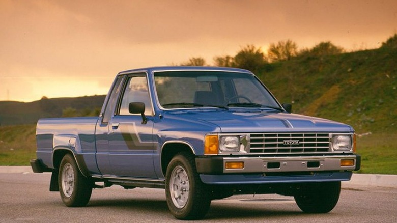 Fourth generation Toyota Hilux parked