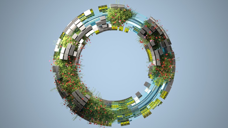 Circle portraying environmental positivity