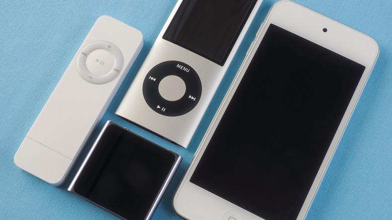 Collection of iPods
