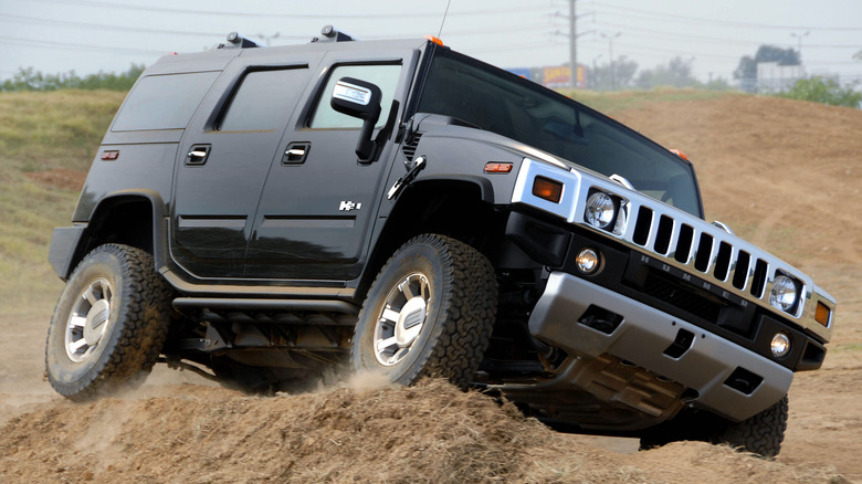 Hummer H2 at a GM demonstration event