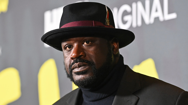 Shaq attends a premiere