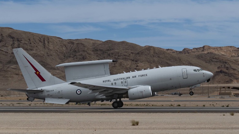 RAAF E-7 Wedgetail rotating take-off