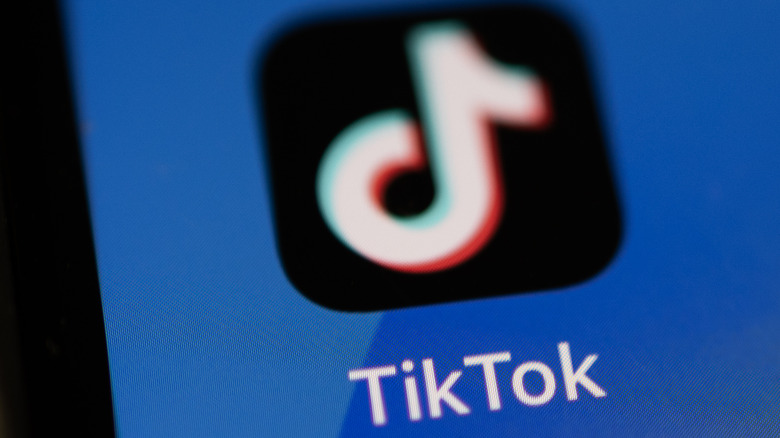 TikTok smartphone icon