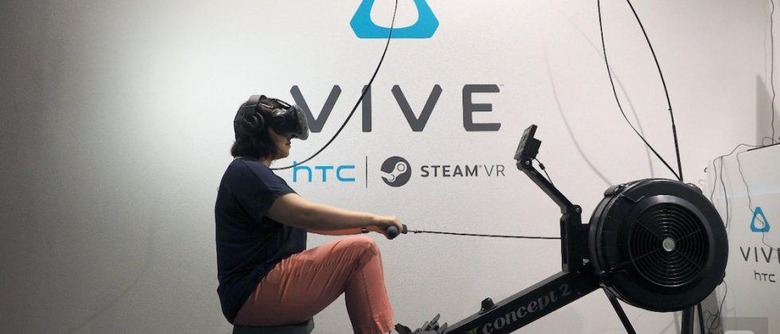 The ultimate VR workout combines Vive with a rowing machine