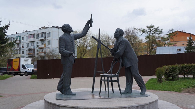 Soviet-era space monument