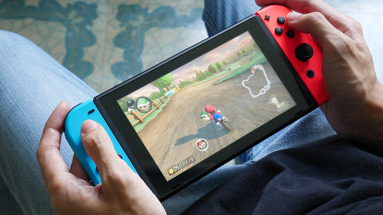 Nintendo Switch in handheld mode