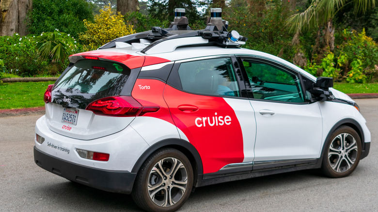 A Cruise self-driving car