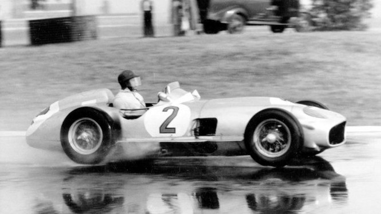 Mercedes-Benz W196 R with Juan Manuel Fangio