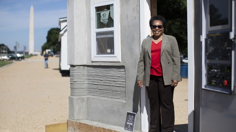 HUD Secretary Marcia Fudge in 3D printed project