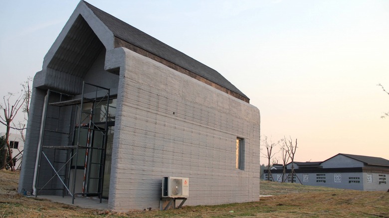3D printed house in China