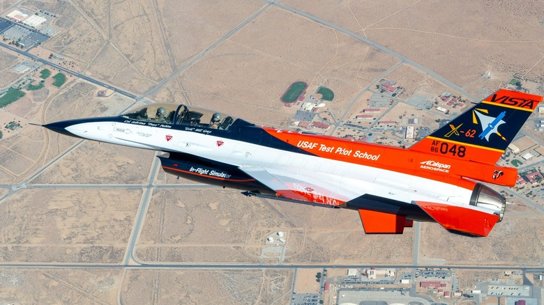 X-62A VISTA in flight