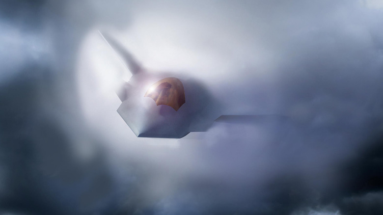 Artist rendering of the F-47 fighter jet