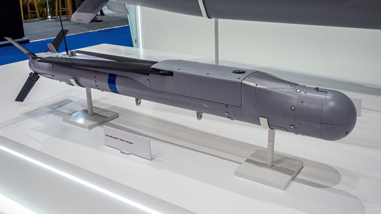 Raytheon StormBreaker missile on display