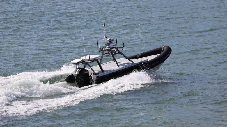 Rattler 2 unmanned vehicle testing by Navy