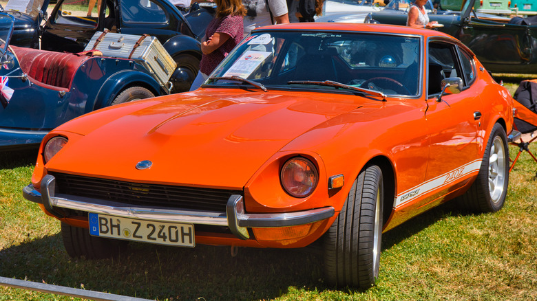 Orange Datsun 240Z