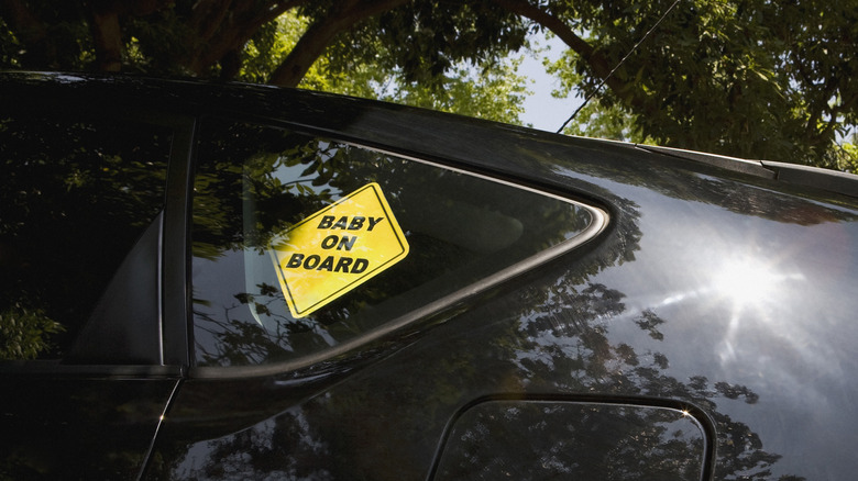 baby on board sign