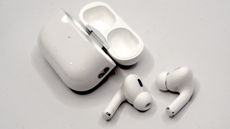 The 2022 AirPods Pro wireless earbuds.