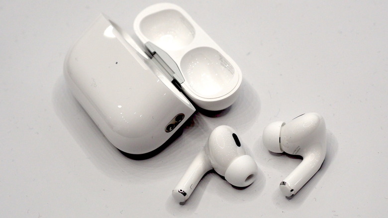 The 2022 AirPods Pro wireless earbuds. 
