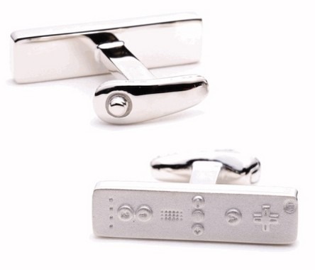 Wiimote cufflinks