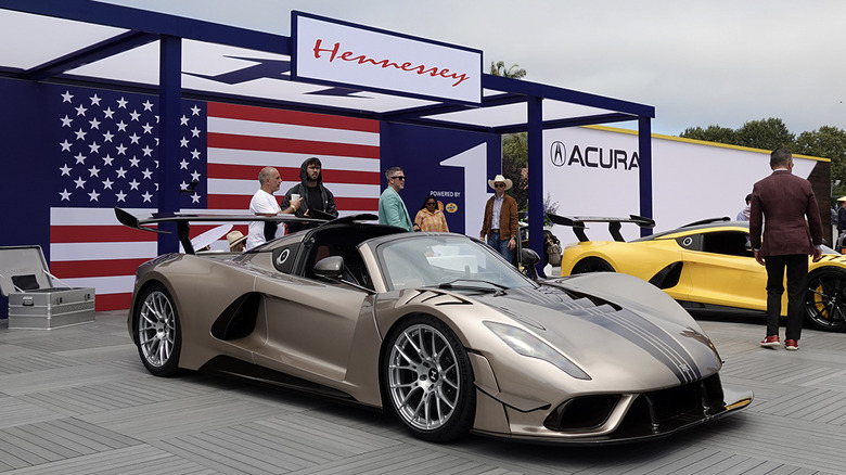 Hennessey Venom F5 Revolution LF at The Quail