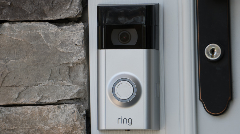 Ring doorbell with a camera