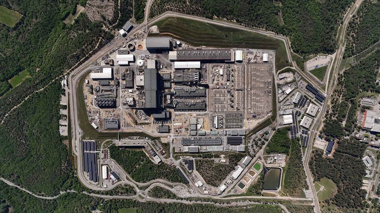Aeriel view of ITER facility