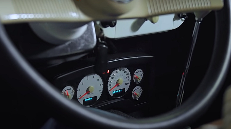 VW Beetle Huge Bug interior gauges