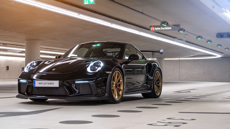 Porsche 911 on display