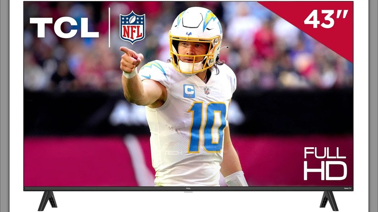 TCL S3 43-Inch Full HD Flat Screen TV With NFL Content Pictured