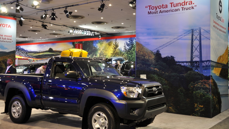 A Toyota Tundra 