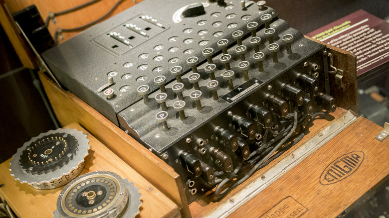 Enigma machine display
