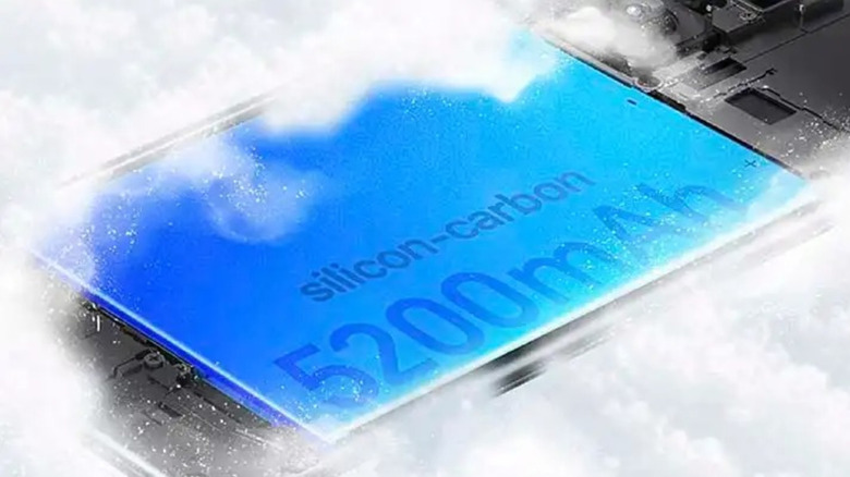 A digitally rendered silicon-carbon battery