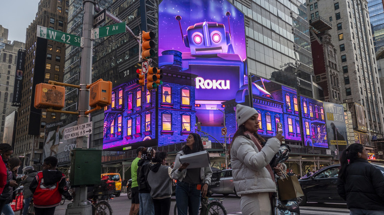 Roku ad in New York City