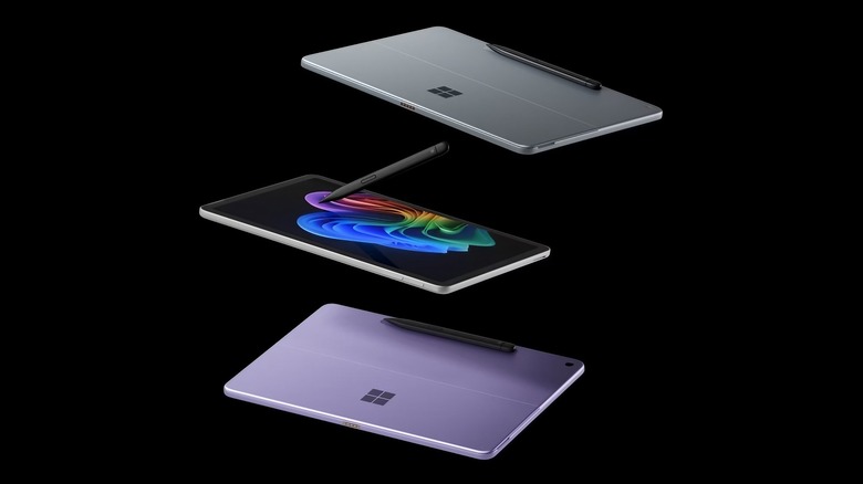 A graphic of the Microsoft Surface Windows 2-in-1 laptop