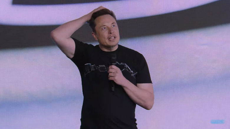 Elon Musk at the 2023 Tesla Shareholders Meeting