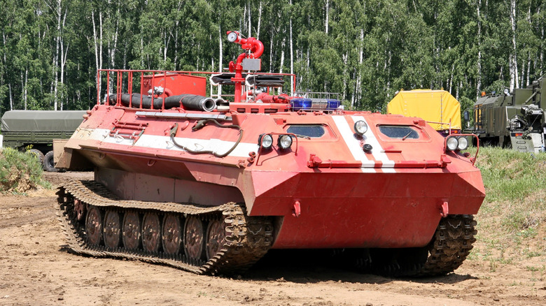 Firefighting MT-LB variant