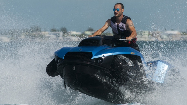 Gibbs Quadski on the move  on the water