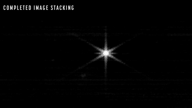 Completed image stacking