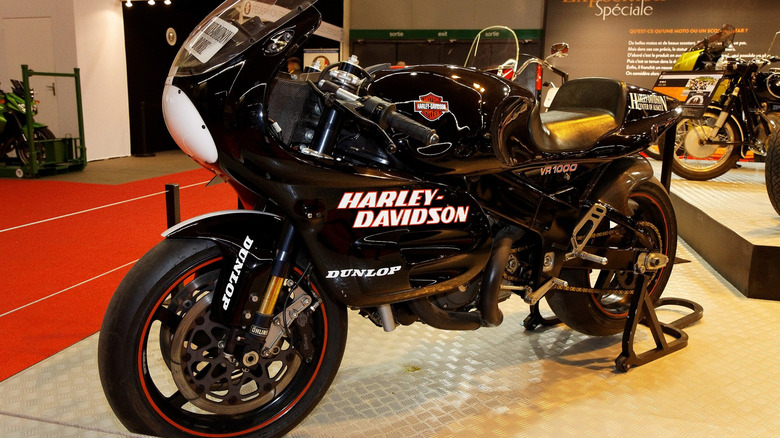 Harley-Davidson VR1000 at the Paris Motor Show