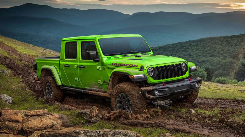 A side on shot of the 2026 Jeep Gladiator