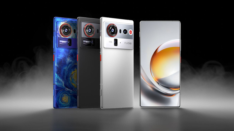 Nubia Z80 Ultra in different colors
