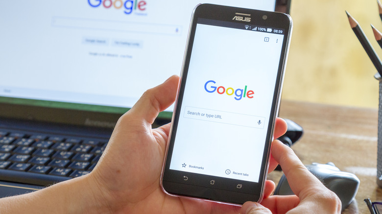 google search on android phone