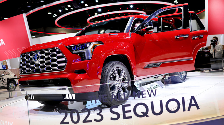 red 2023 Toyota Sequoia